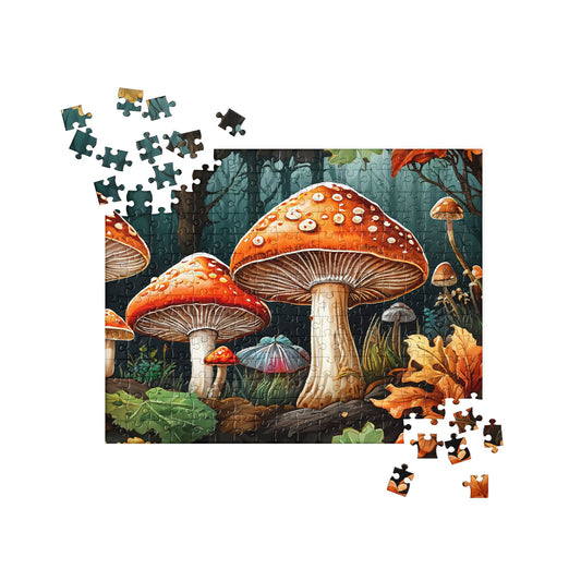 Fall Mushrooms Jigsaw Puzzle - Puzzle - Discovery Co.