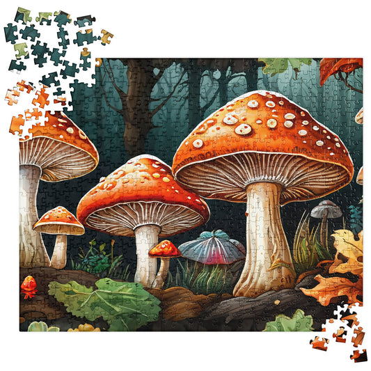 Fall Mushrooms Jigsaw Puzzle - Puzzle - Discovery Co.
