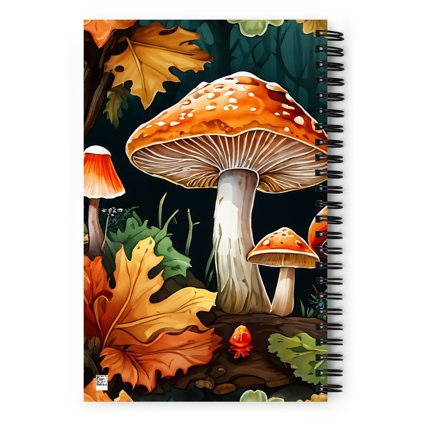 Fall Mushrooms Spiral Notebook - Spiral Notebooks - Discovery Co.