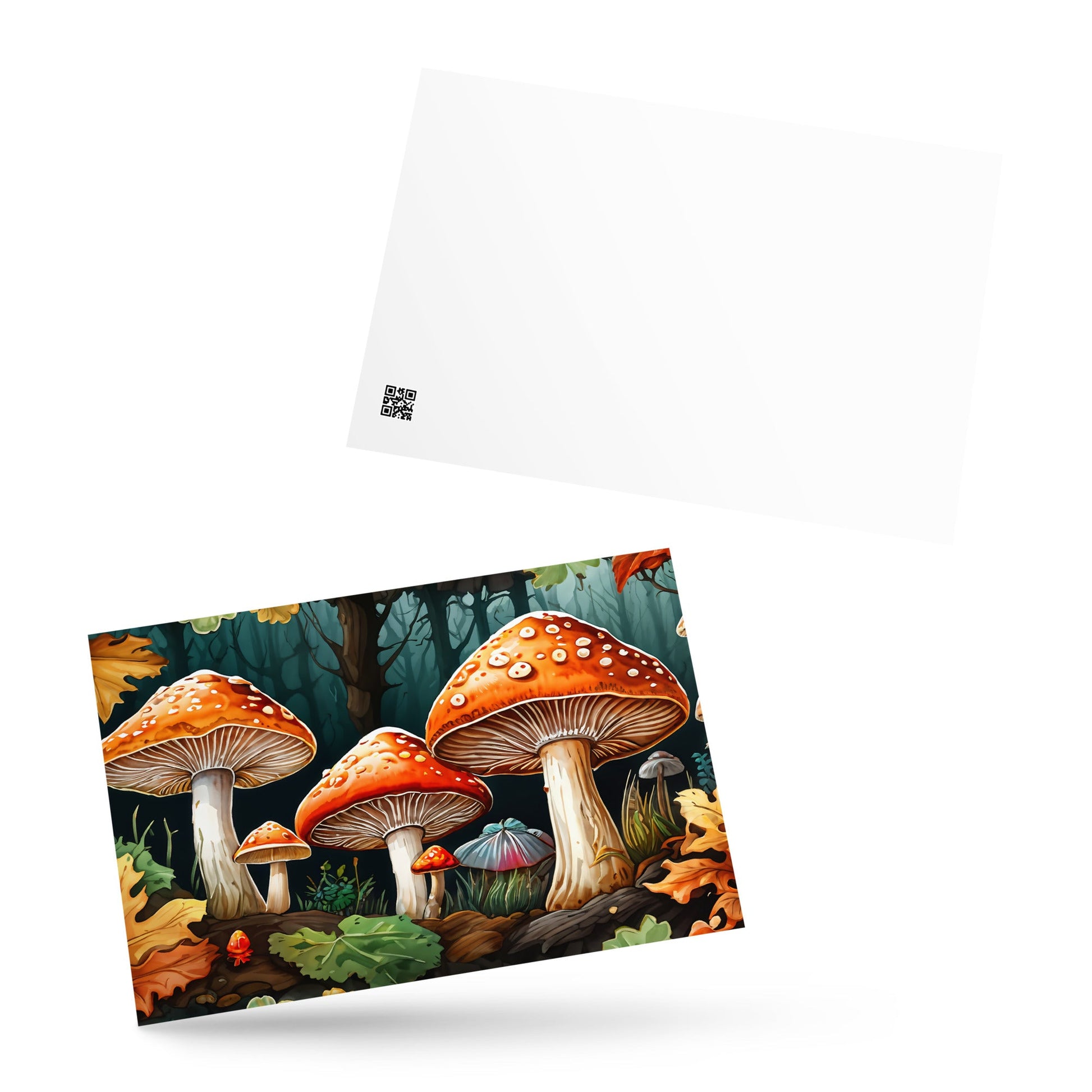 Fall Mushrooms Standard Postcard - Post Cards - Discovery Co.