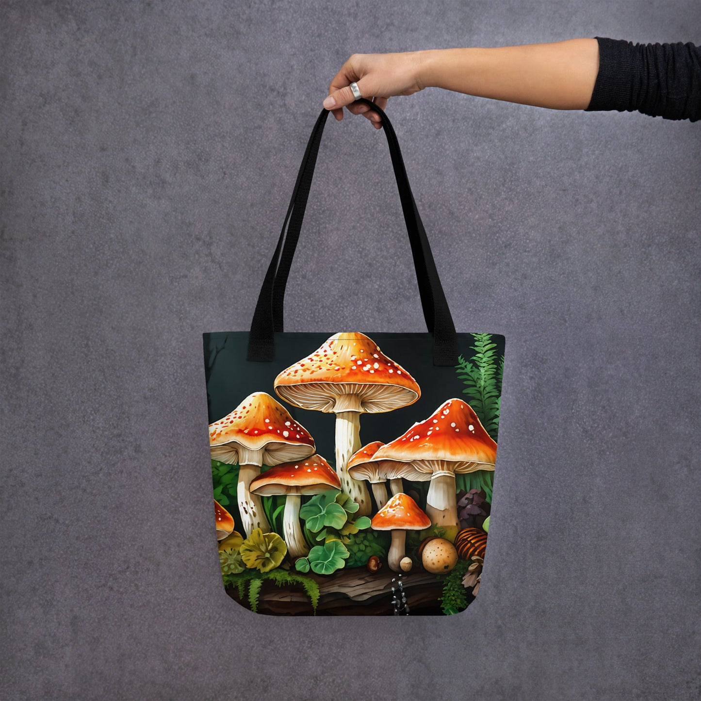 Fall Mushrooms Tote Bag - Tote Bags - Discovery Co.