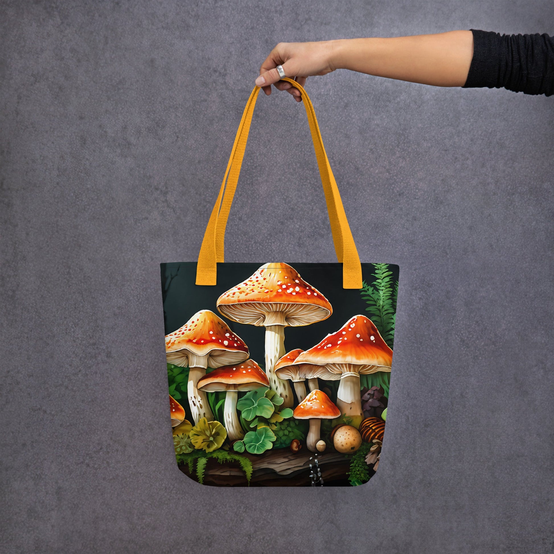 Fall Mushrooms Tote Bag - Tote Bags - Discovery Co.