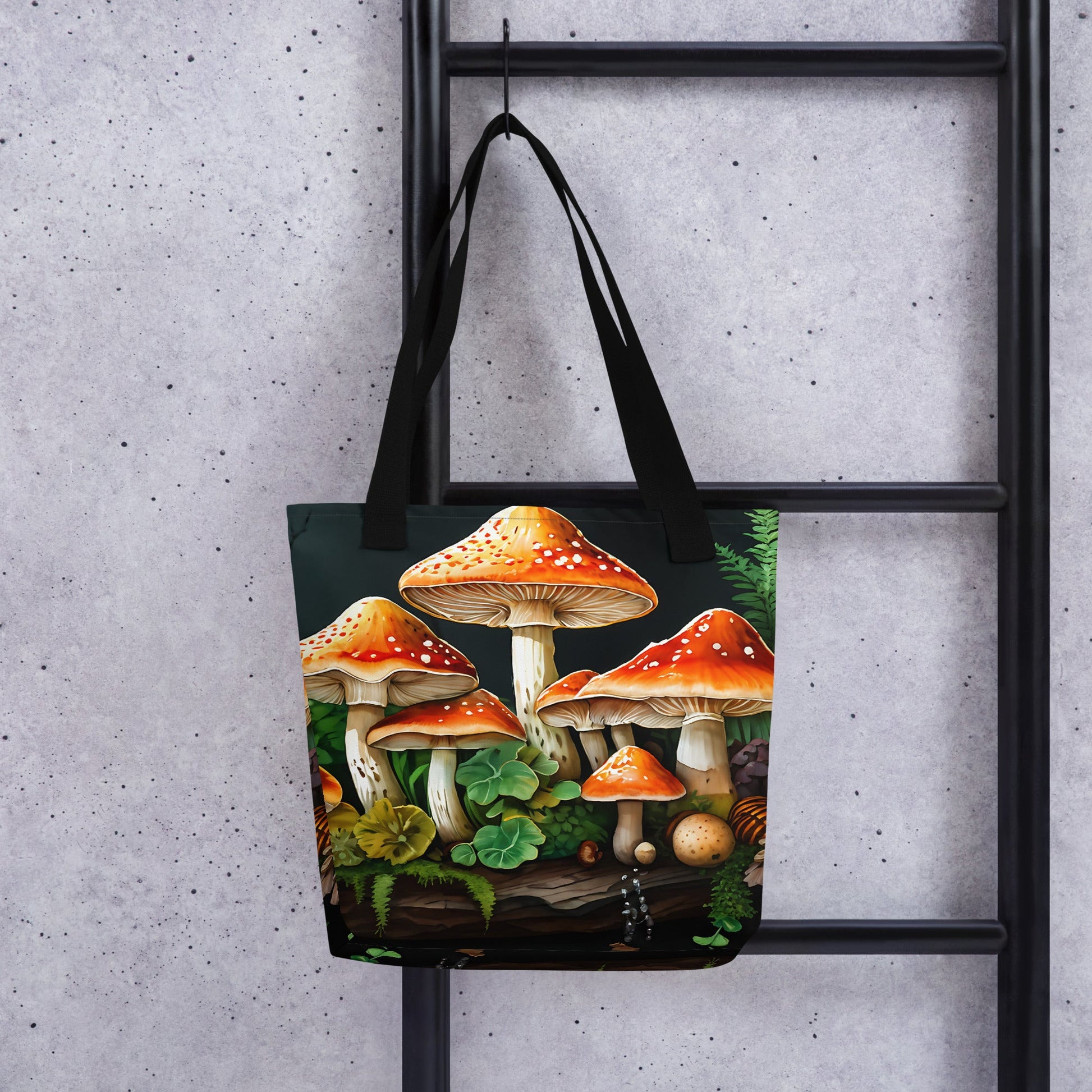 Fall Mushrooms Tote Bag - Tote Bags - Discovery Co.