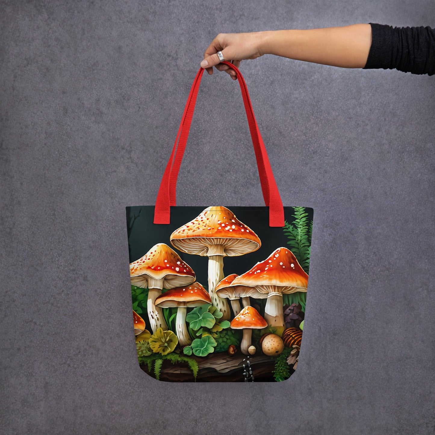 Fall Mushrooms Tote Bag - Tote Bags - Discovery Co.