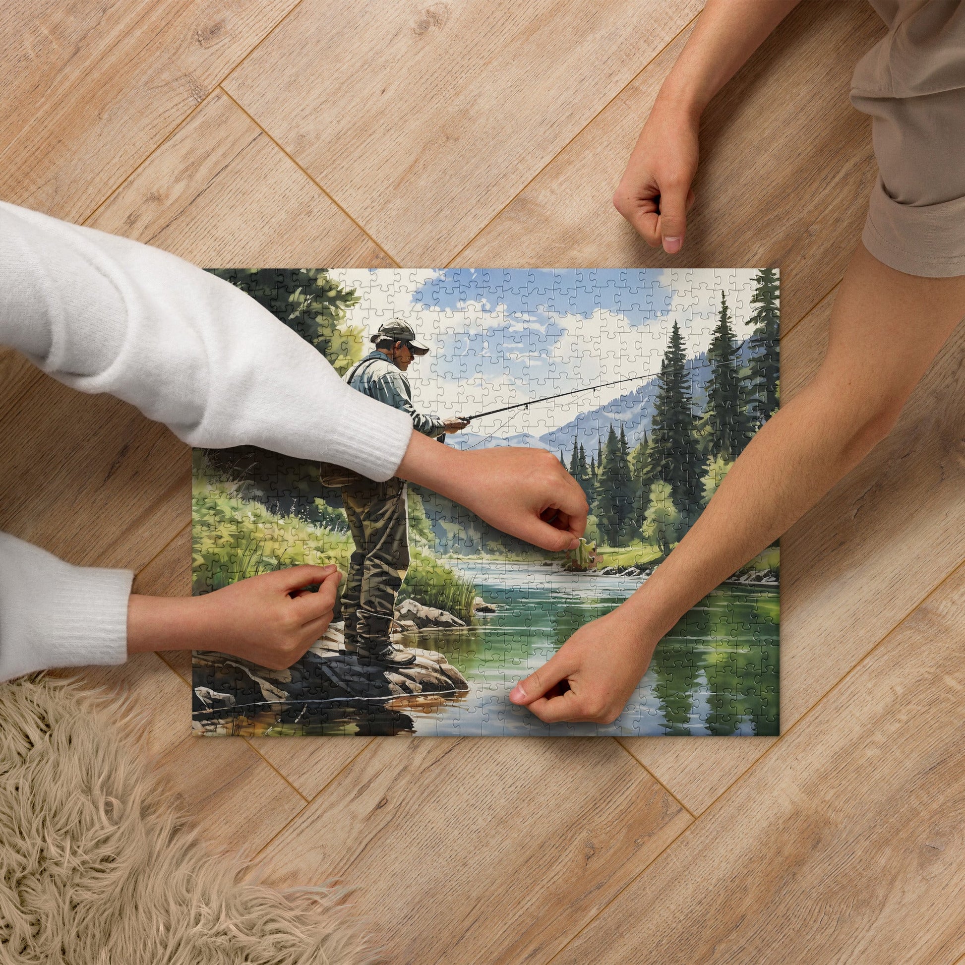 Fisherman Jigsaw Puzzle - Puzzle - Discovery Co.