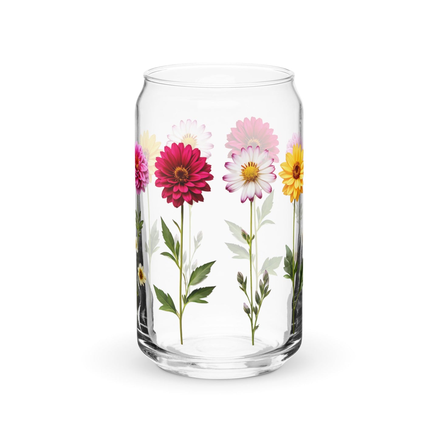 Flower Can-shaped Glass - Can-Shaped Glass - Discovery Co.