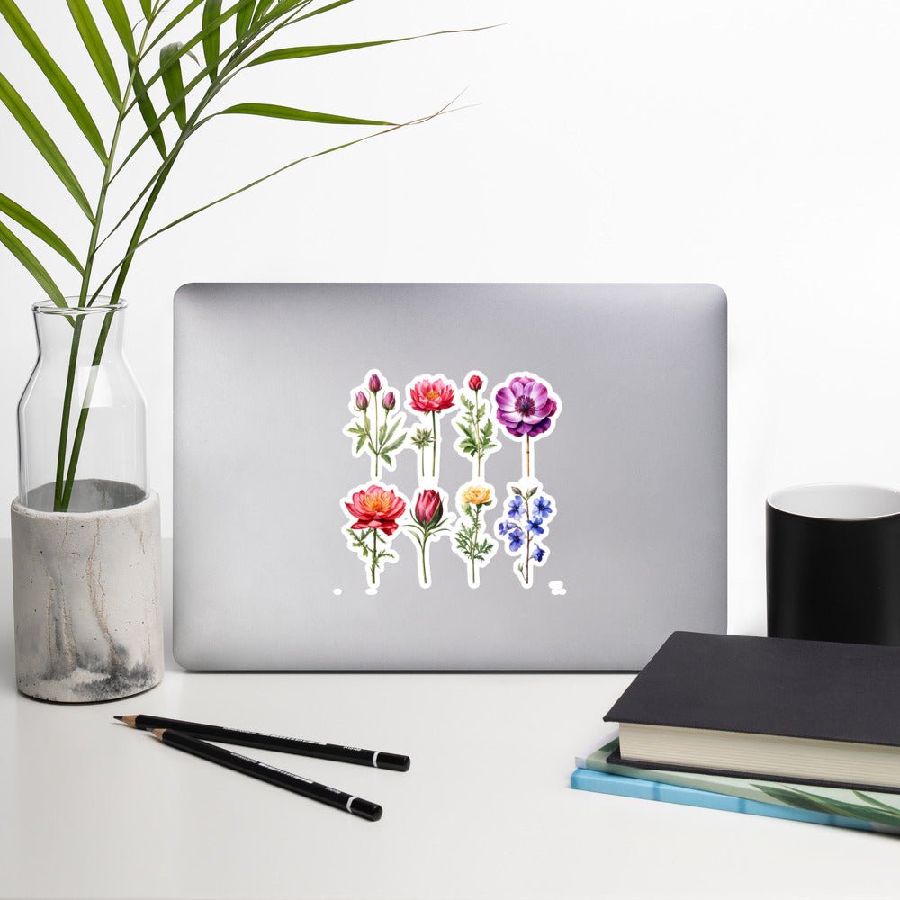 Flower Garden Bubble - free Stickers - Stickers - Discovery Co.