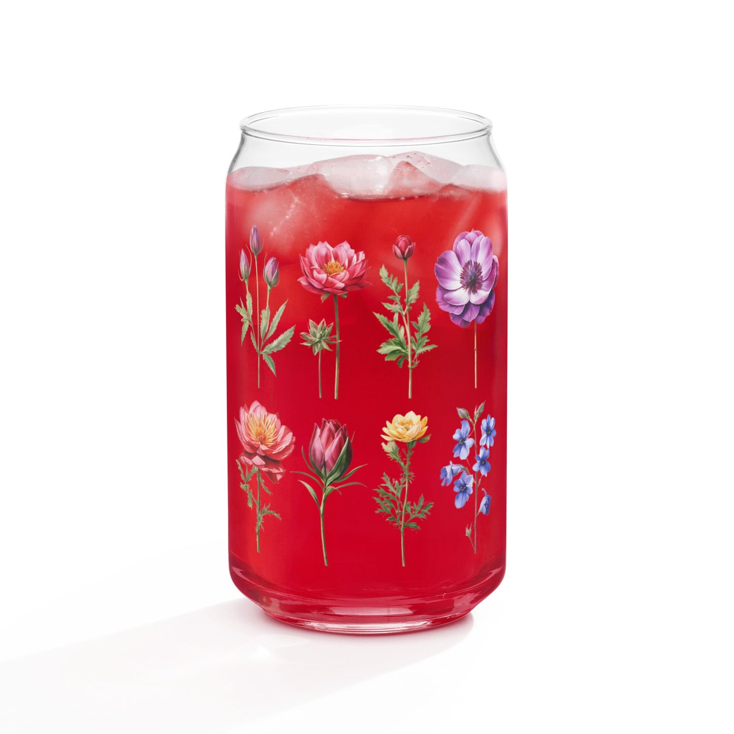 Flower Garden Can - shaped Glass - Can - Shaped Glass - Discovery Co.