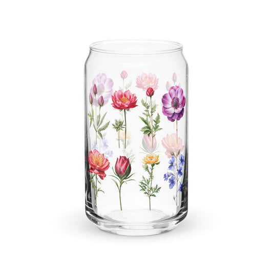 Flower Garden Can-shaped Glass - Can-Shaped Glass - Discovery Co.