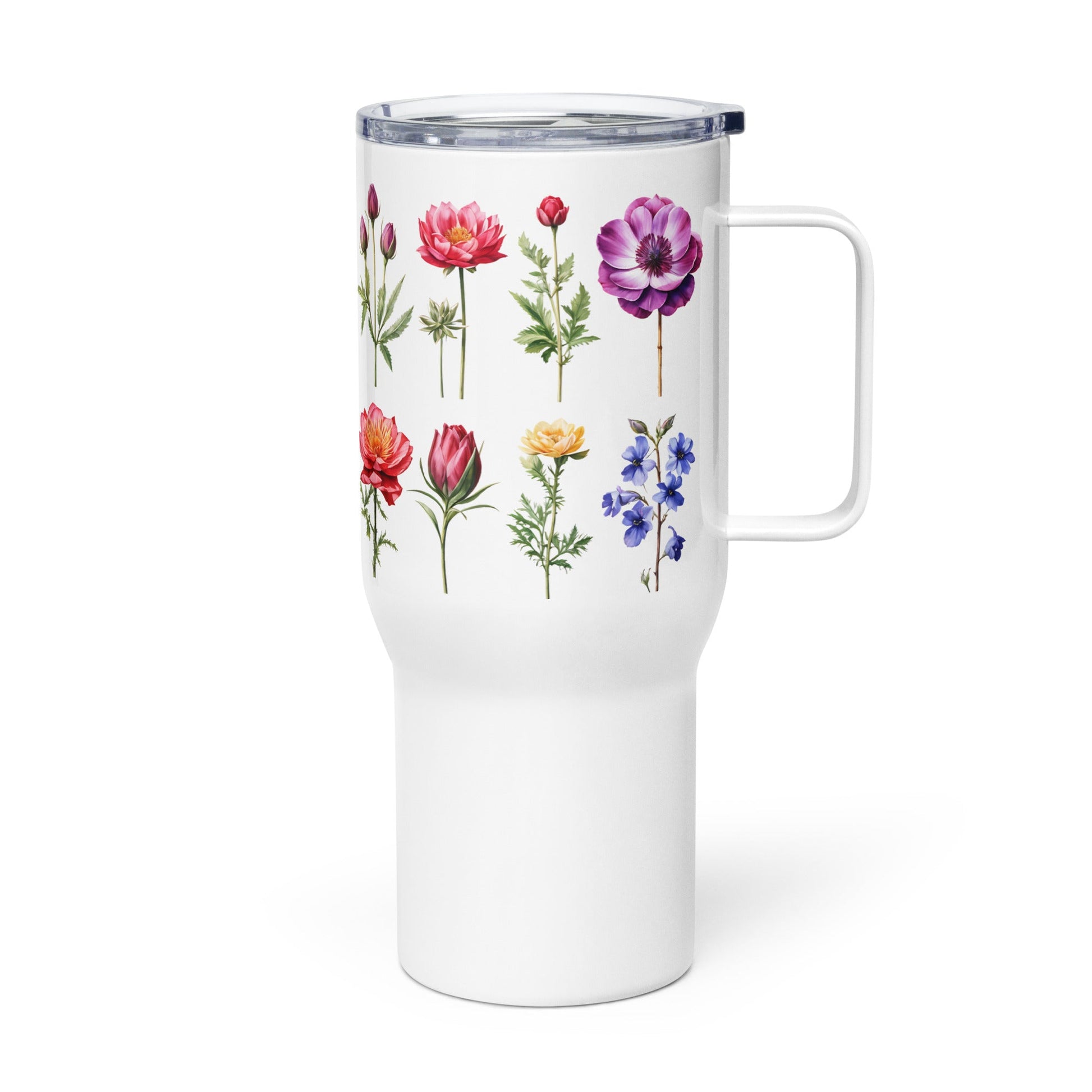 Flower Garden Stainless Steel Travel Mug (25 oz) - Travel Mug - Discovery Co.