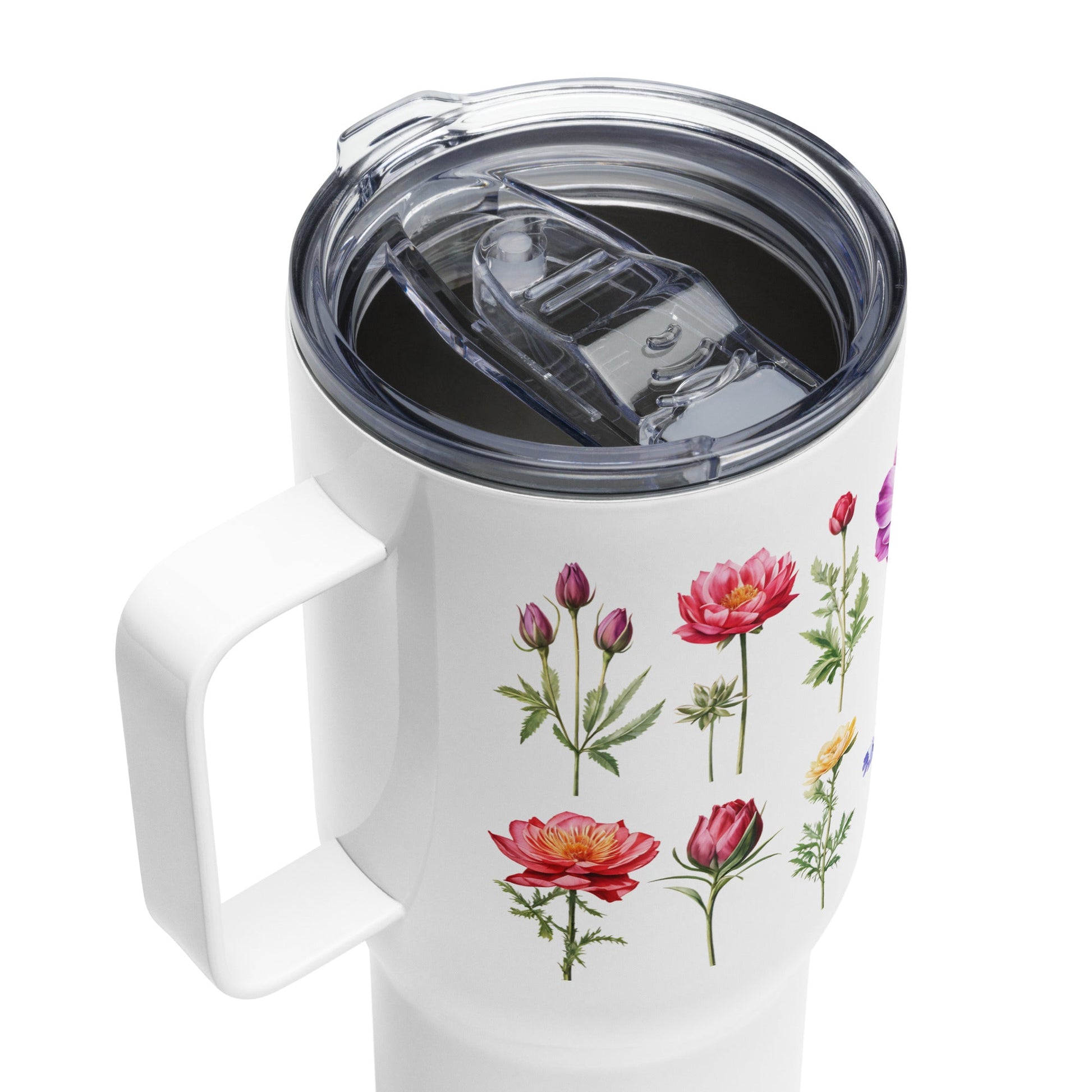 Flower Garden Stainless Steel Travel Mug (25 oz) - Travel Mug - Discovery Co.