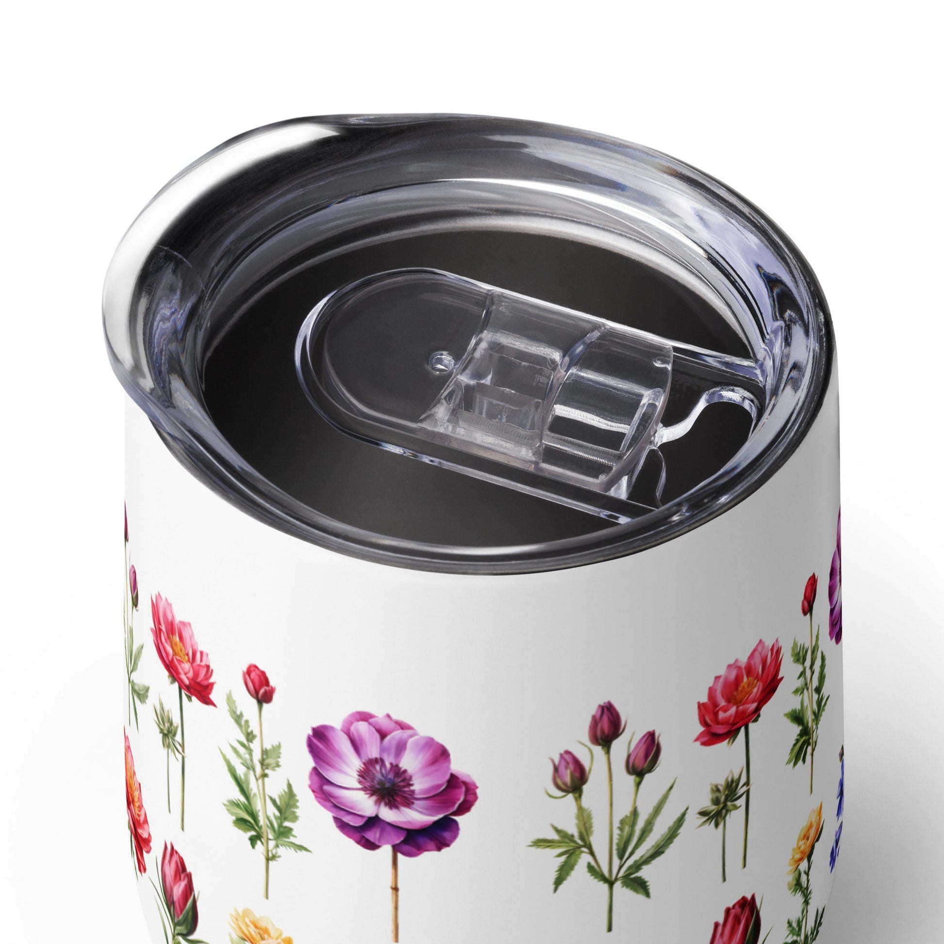 Flower Garden Stainless Steel Wine Tumbler - Tumblers - Discovery Co.
