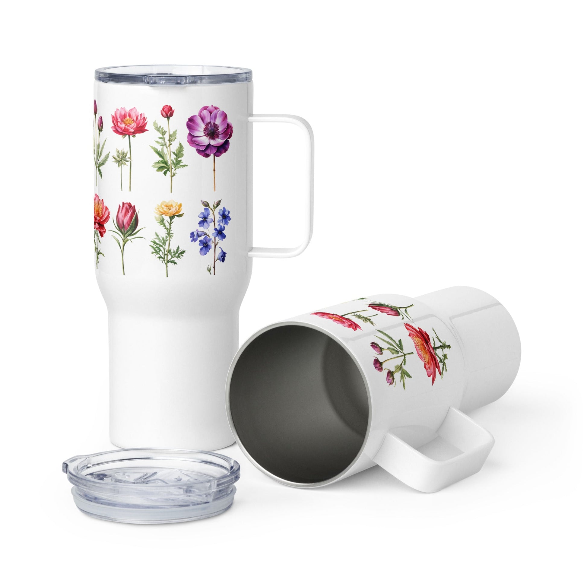 Flower Garden Travel Mug (25 oz) - Travel Mug - Discovery Co.