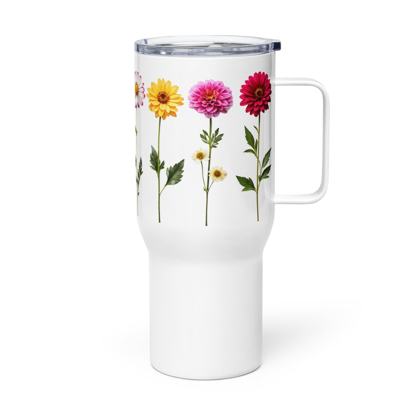 Flowers Travel Mug (25 oz) - Mugs - Discovery Co.