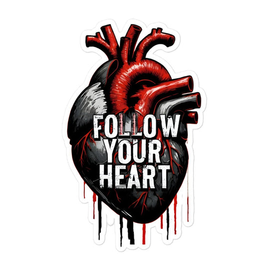 Follow Your Heart Bubble - Free Stickers - Stickers - Discovery Co.