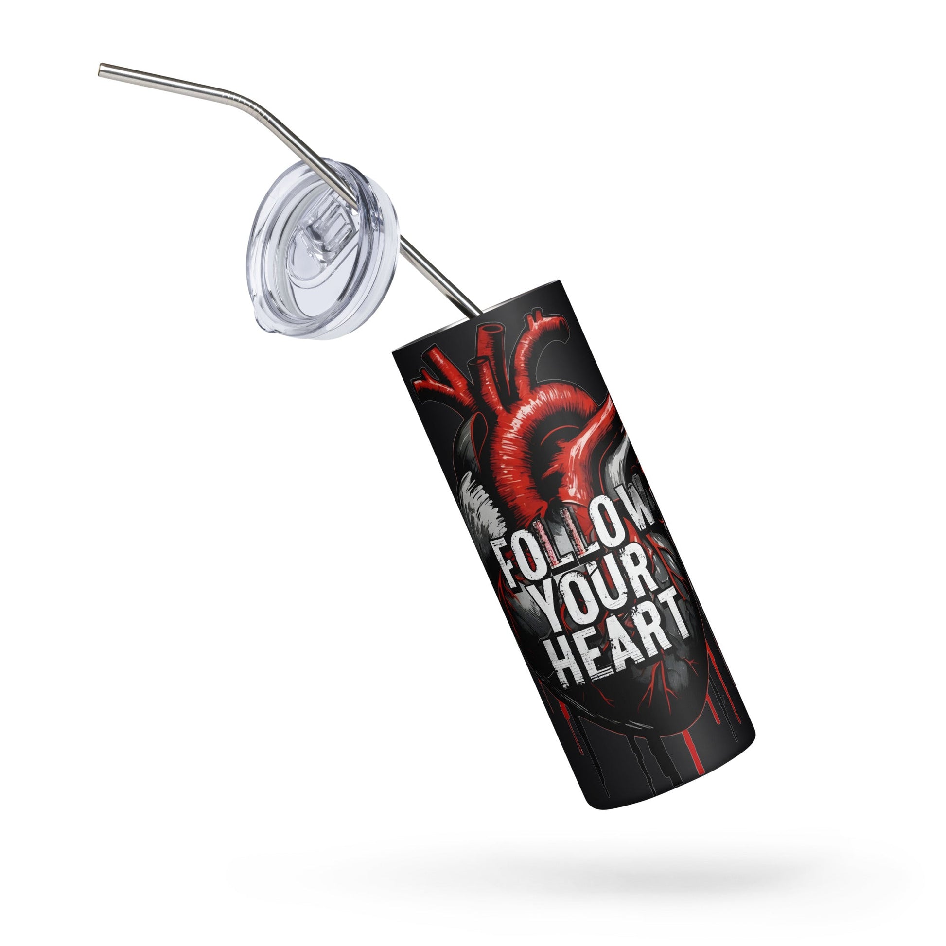 Follow Your Heart Stainless Steel Tumbler - Steel Tumbler - Discovery Co.