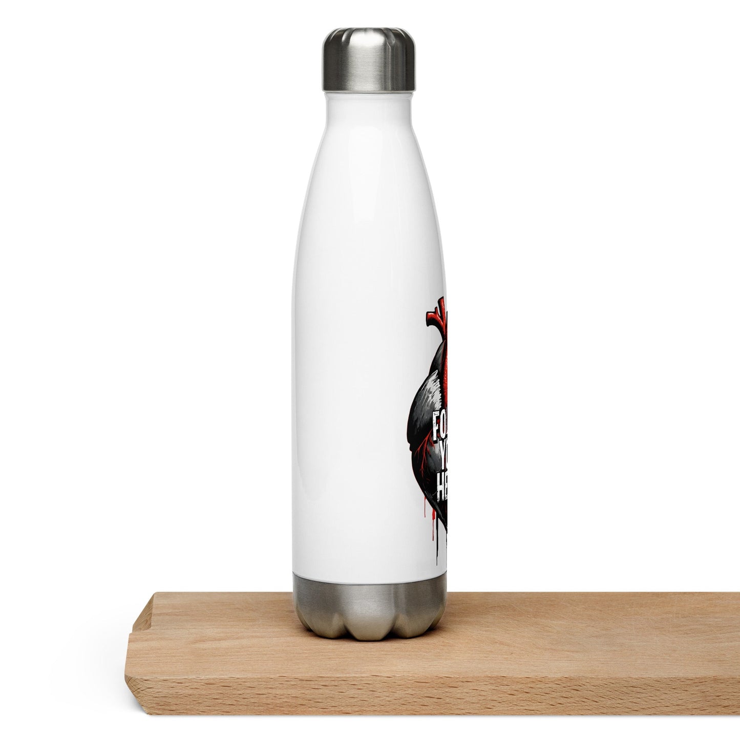 Follow Your Heart Stainless Steel Water Bottle - Stainless Steel Water Bottle - Discovery Co.
