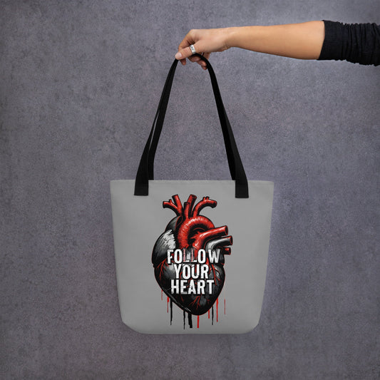 Follow Your Heart Tote Bag - Tote Bags - Discovery Co.