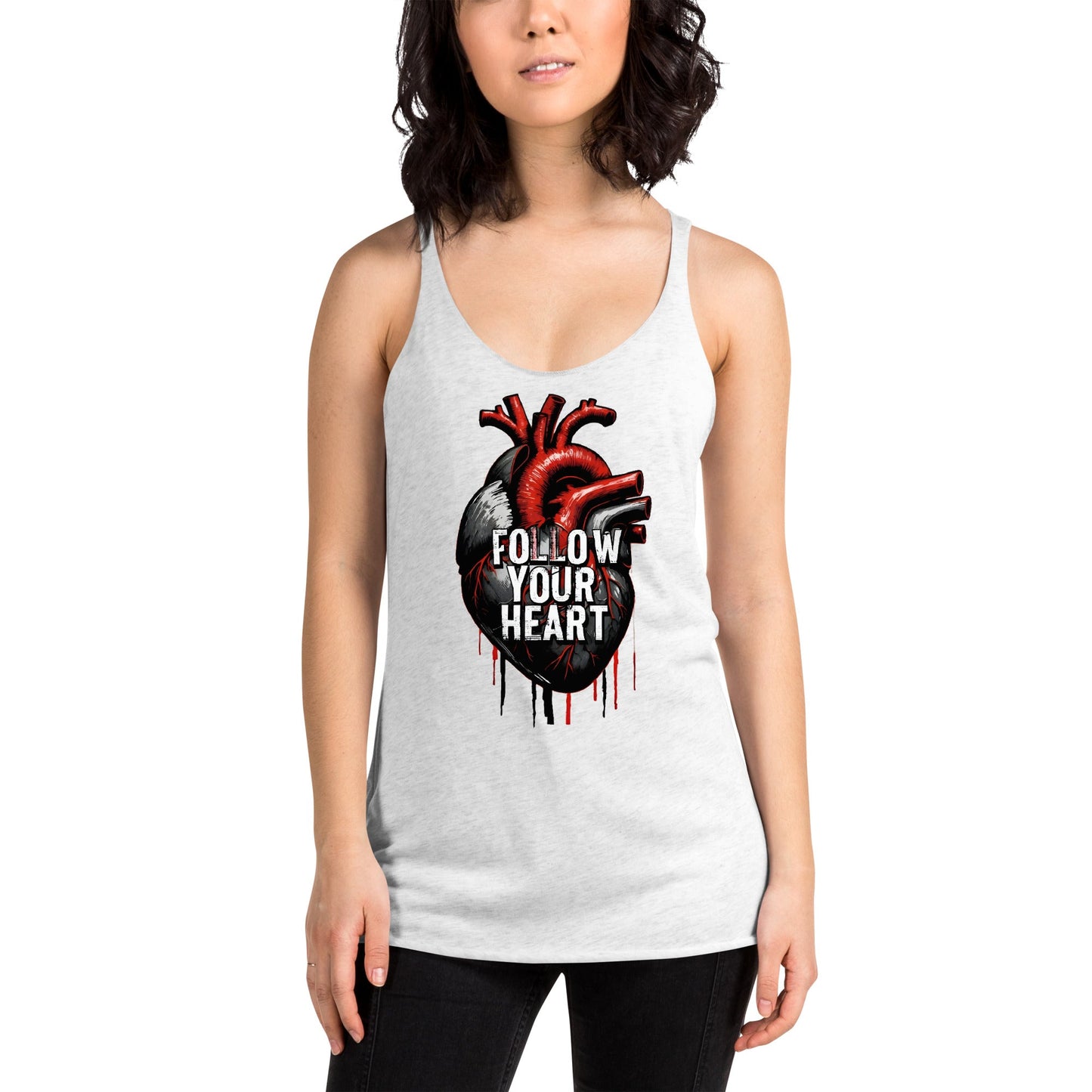 Follow Your Heart Women's Racerback Tank - Women's Shirts - Discovery Co.