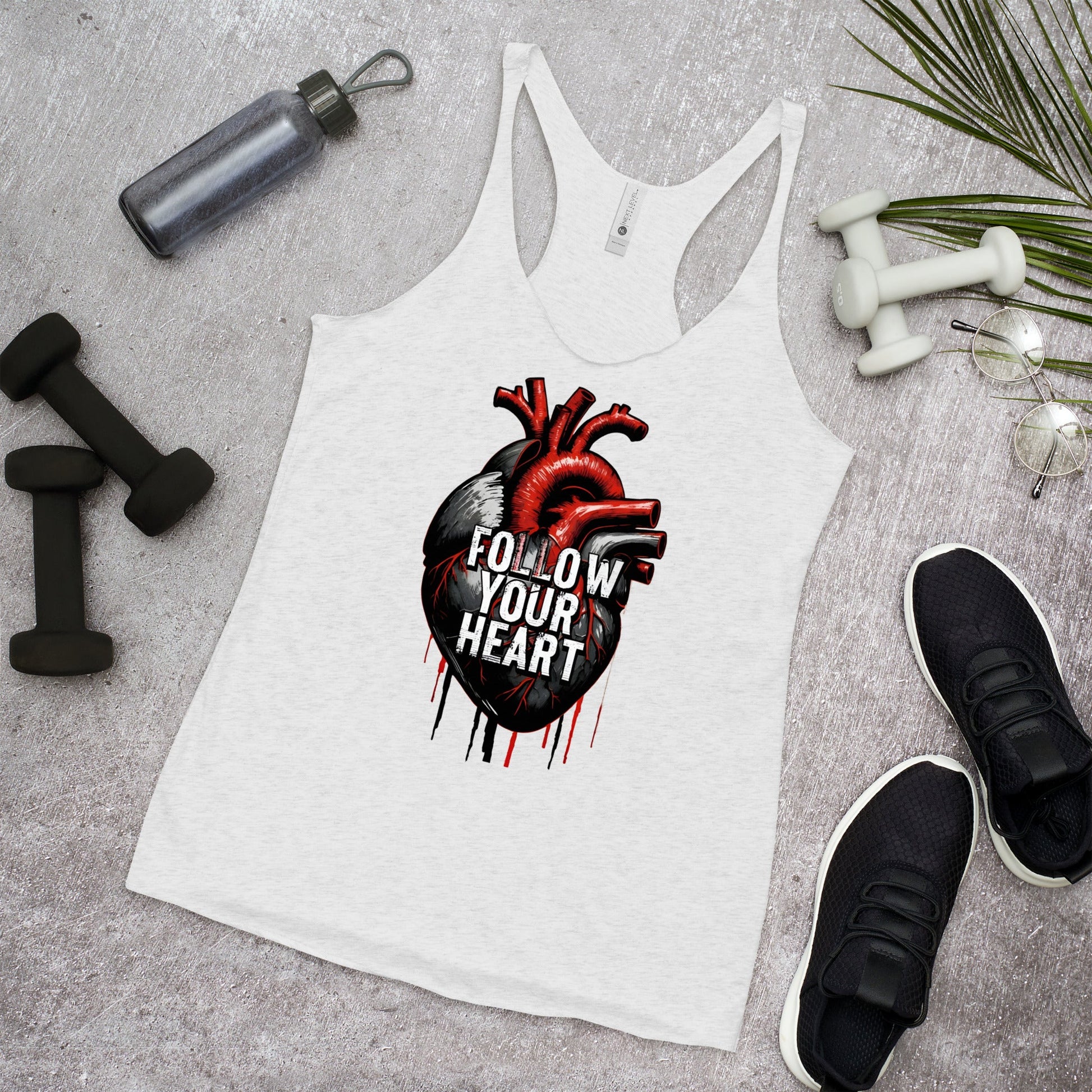 Follow Your Heart Women's Racerback Tank - Women's Shirts - Discovery Co.