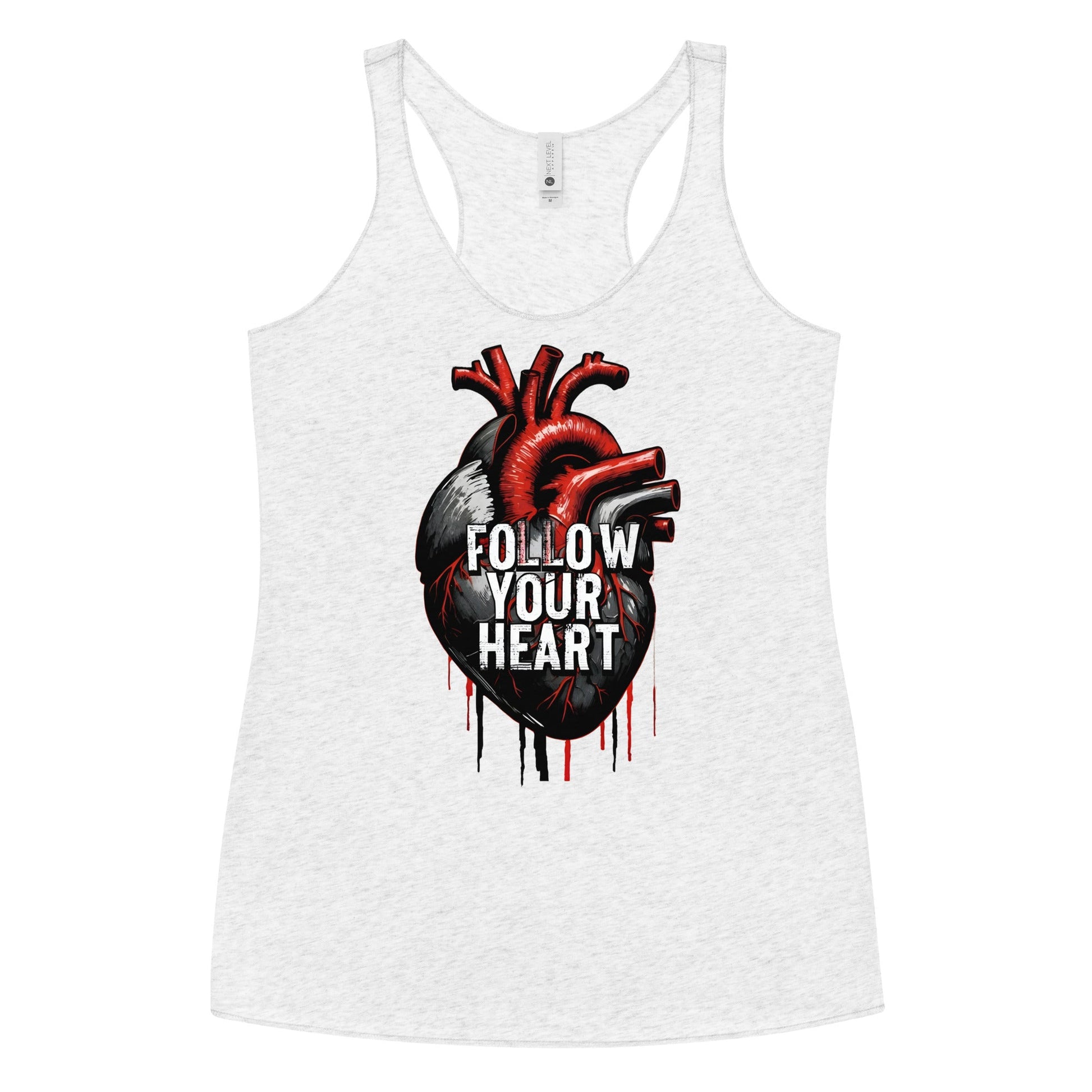 Follow Your Heart Women's Racerback Tank - Women's Shirts - Discovery Co.