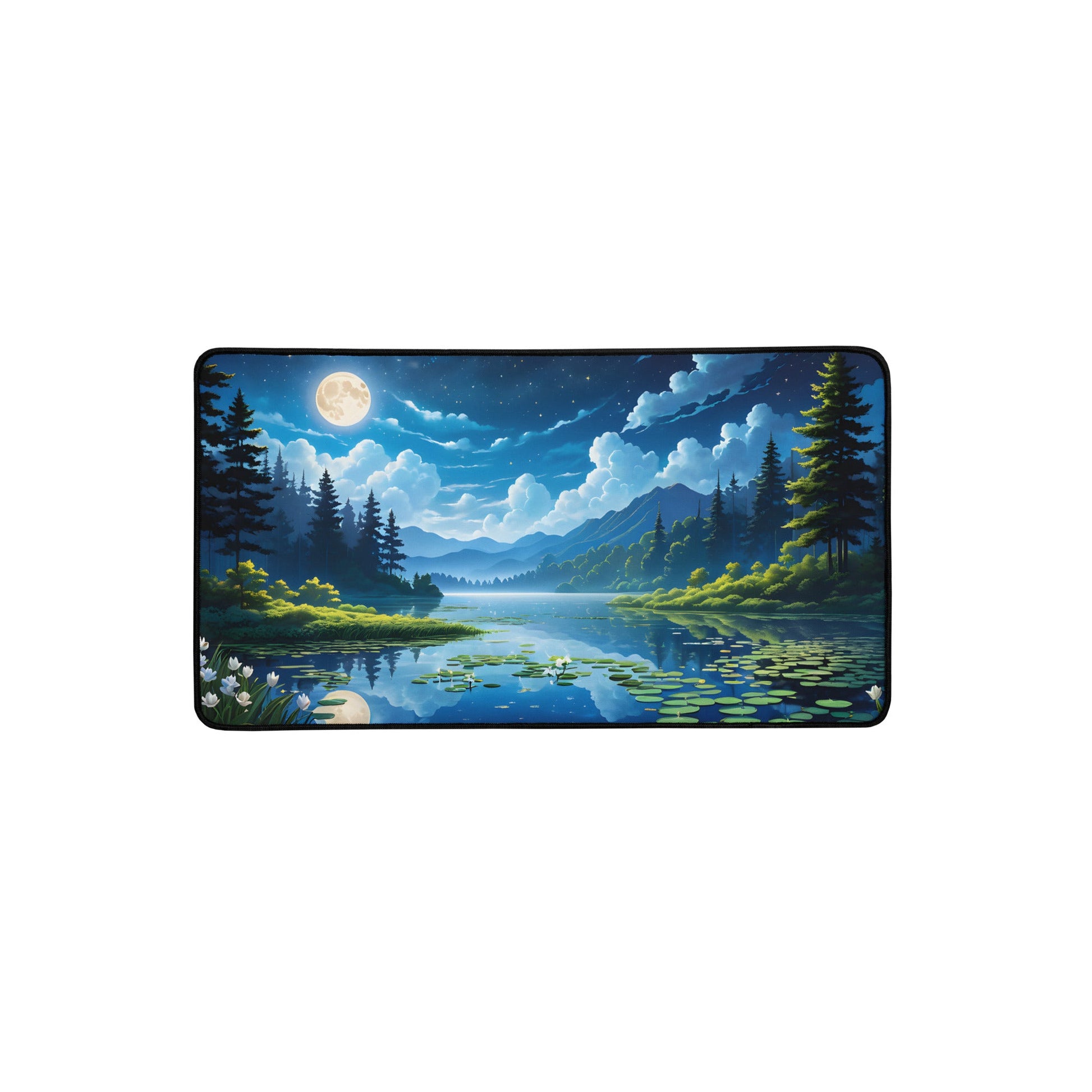Forest At Night Desk Mat - Mouse Pads - Discovery Co.