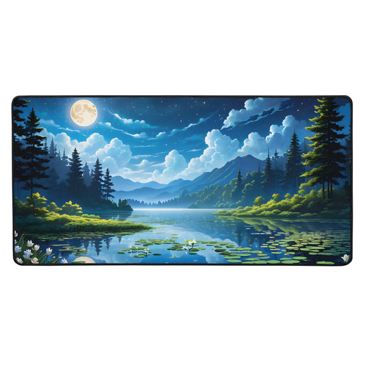 Forest At Night Desk Mat - Mouse Pads - Discovery Co.
