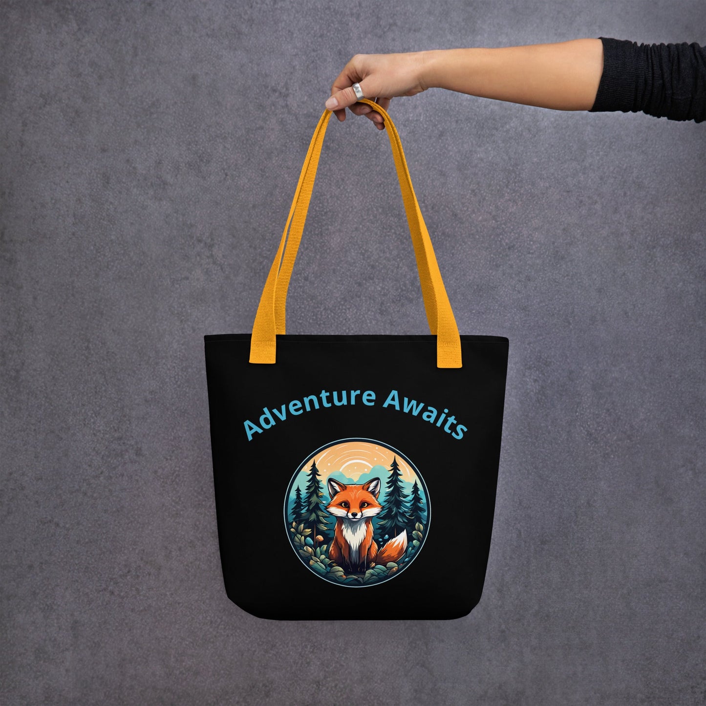 Forest Fox Adventure Awaits Tote Bag - Tote Bags - Discovery Co.