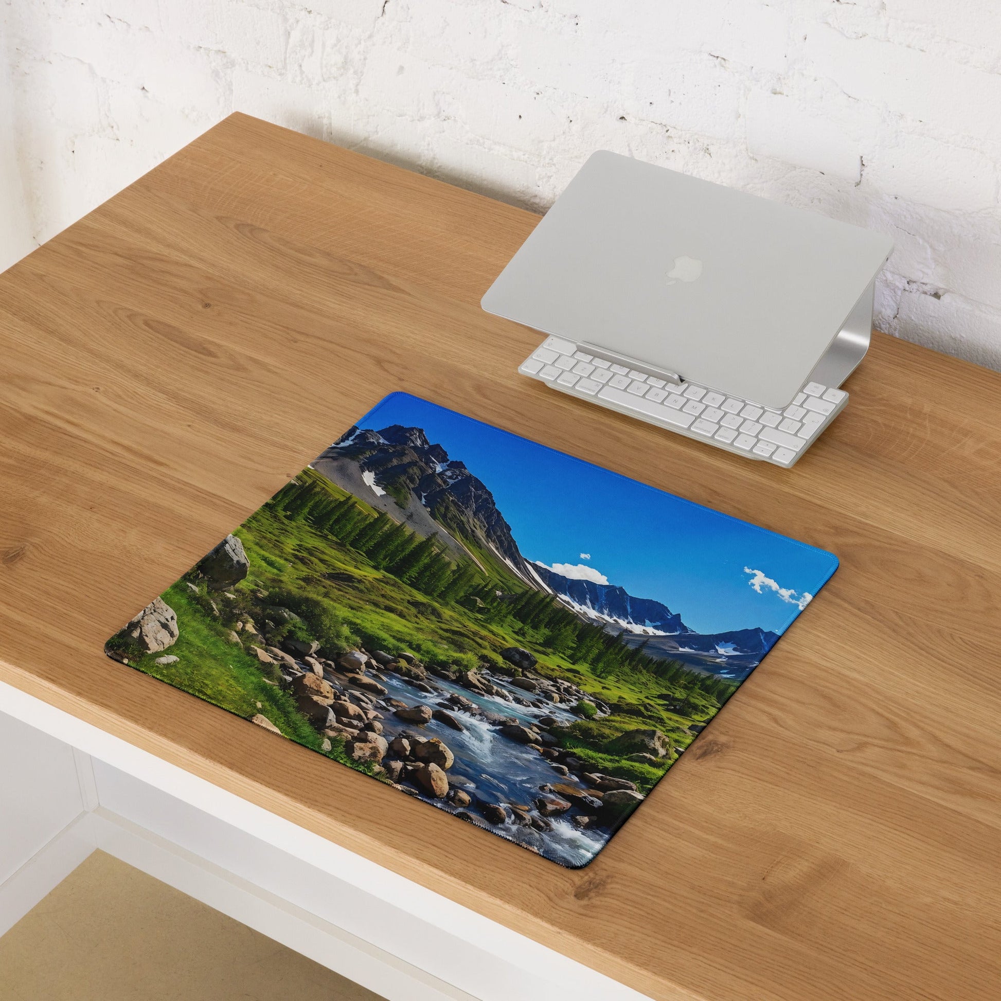 Forest Mountain Stream Gaming Mouse Pad - Mouse Pads - Discovery Co.