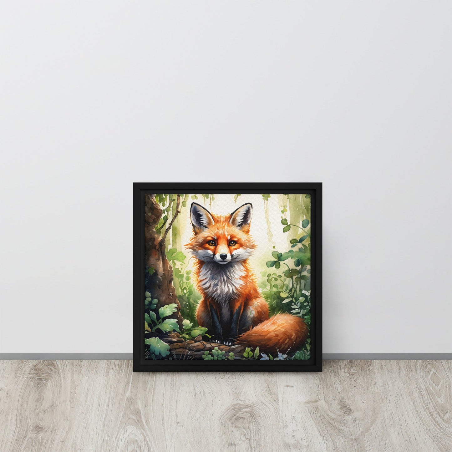 Fox Framed Canvas - Canvas Prints - Discovery Co.