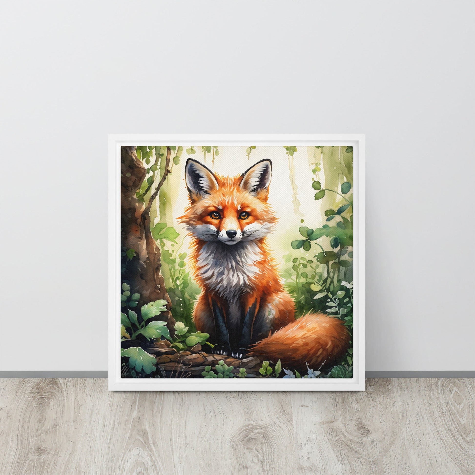 Fox Framed Canvas - Canvas Prints - Discovery Co.