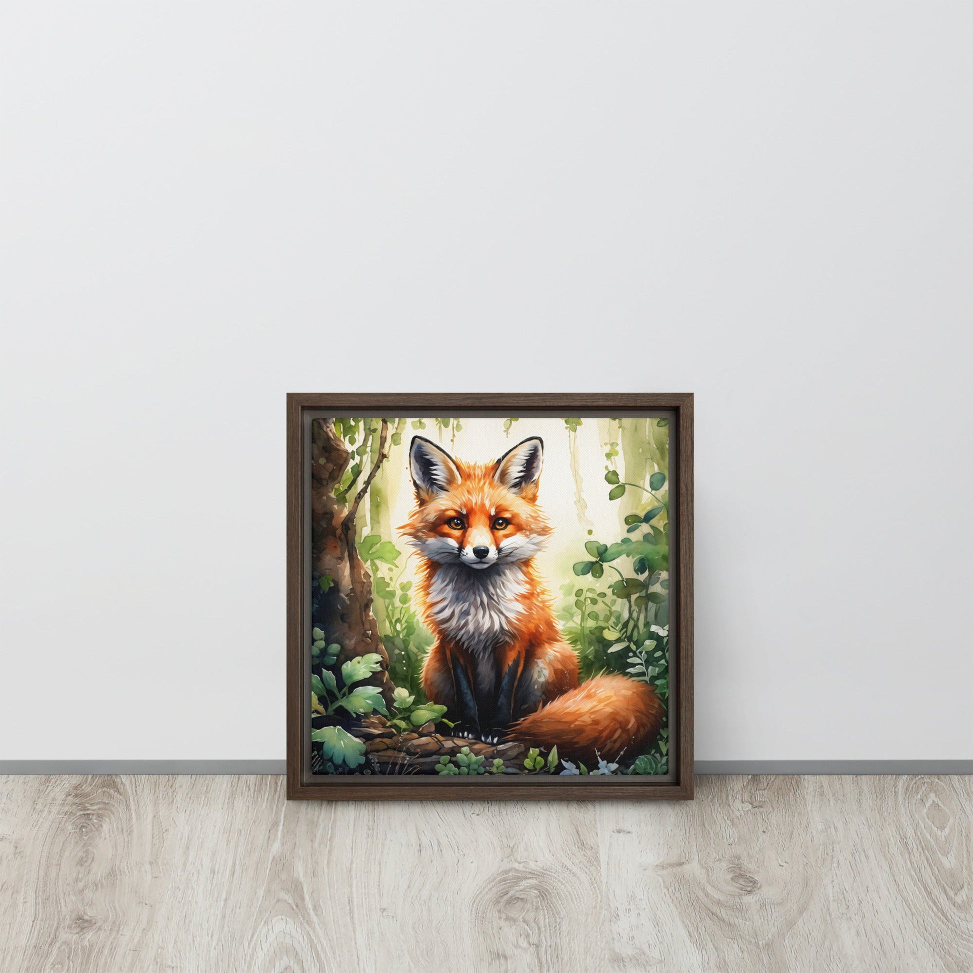 Fox Framed Canvas - Canvas Prints - Discovery Co.