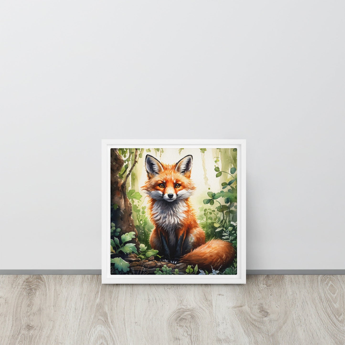 Fox Framed Canvas - Canvas Prints - Discovery Co.