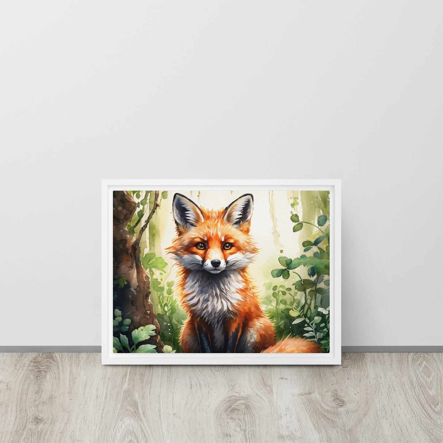 Fox Framed Canvas - Canvas Prints - Discovery Co.