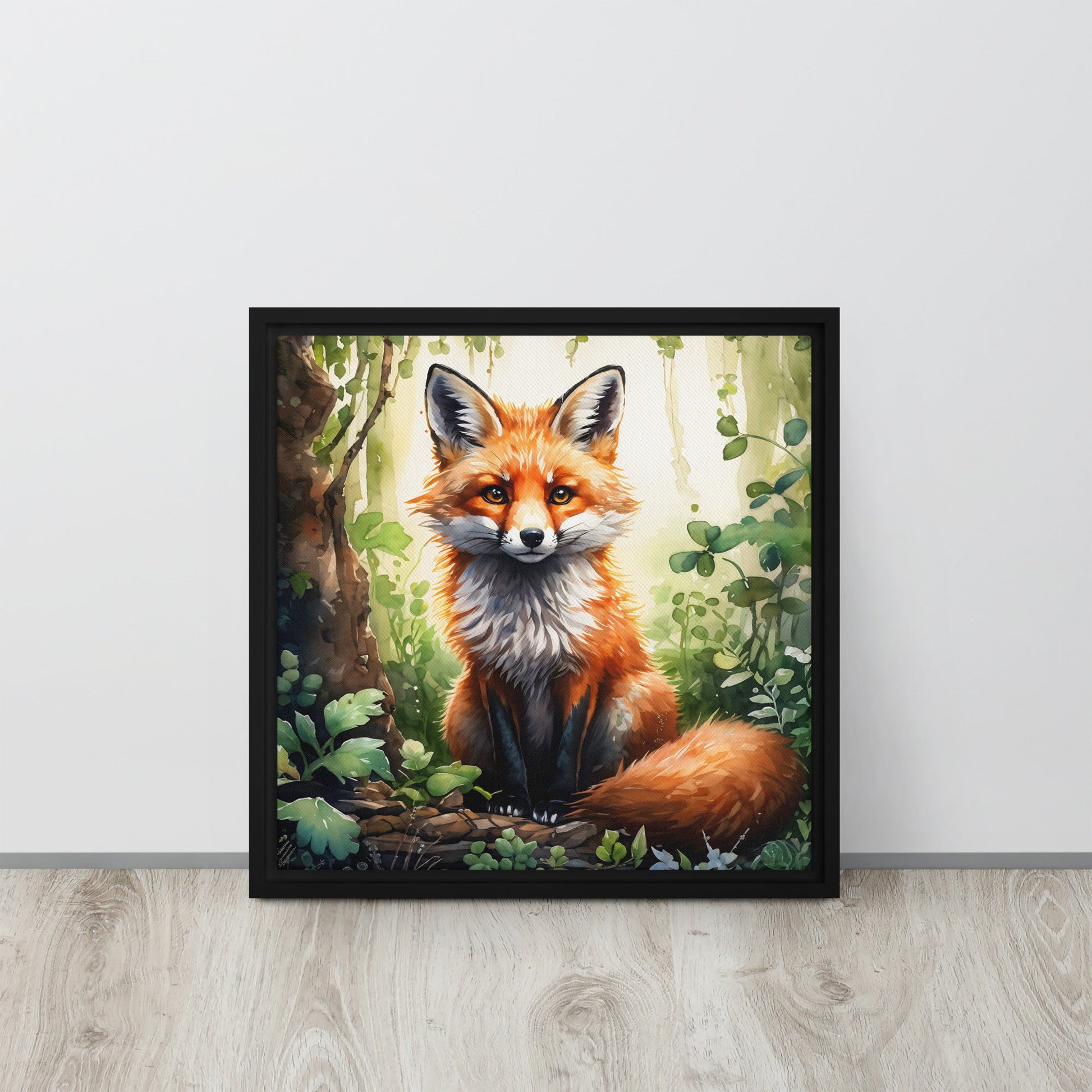 Fox Framed Canvas - Canvas Prints - Discovery Co.