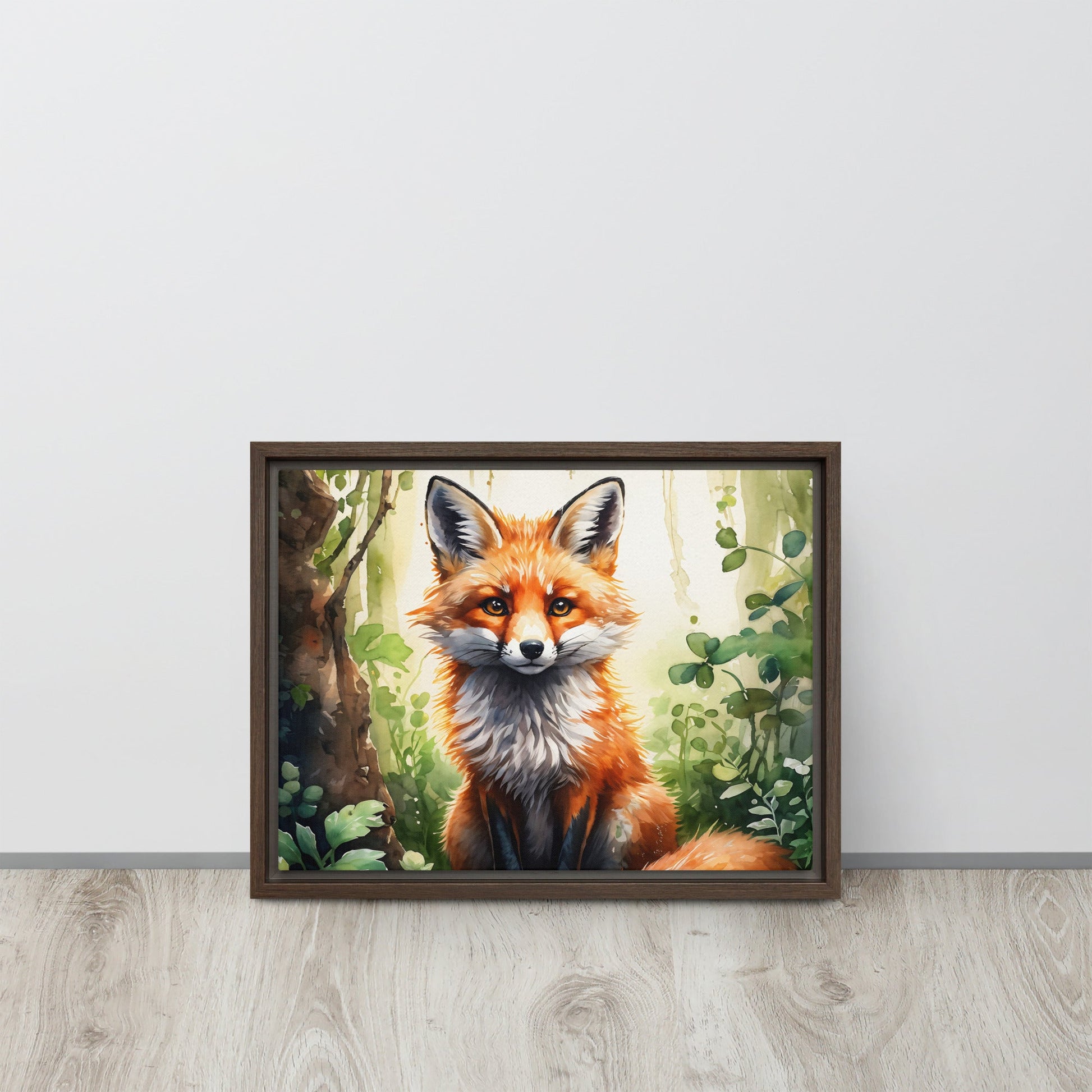 Fox Framed Canvas - Canvas Prints - Discovery Co.