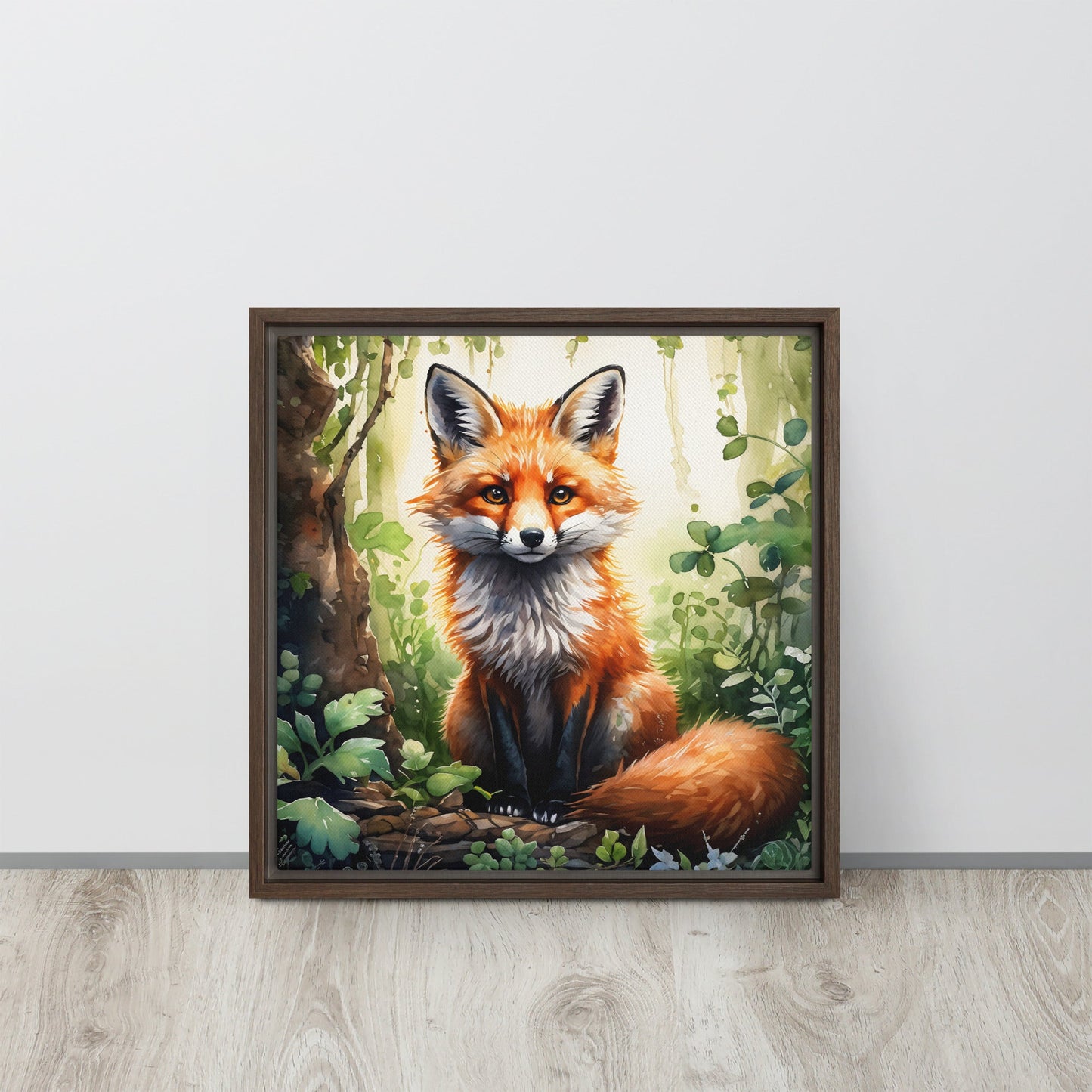 Fox Framed Canvas - Canvas Prints - Discovery Co.