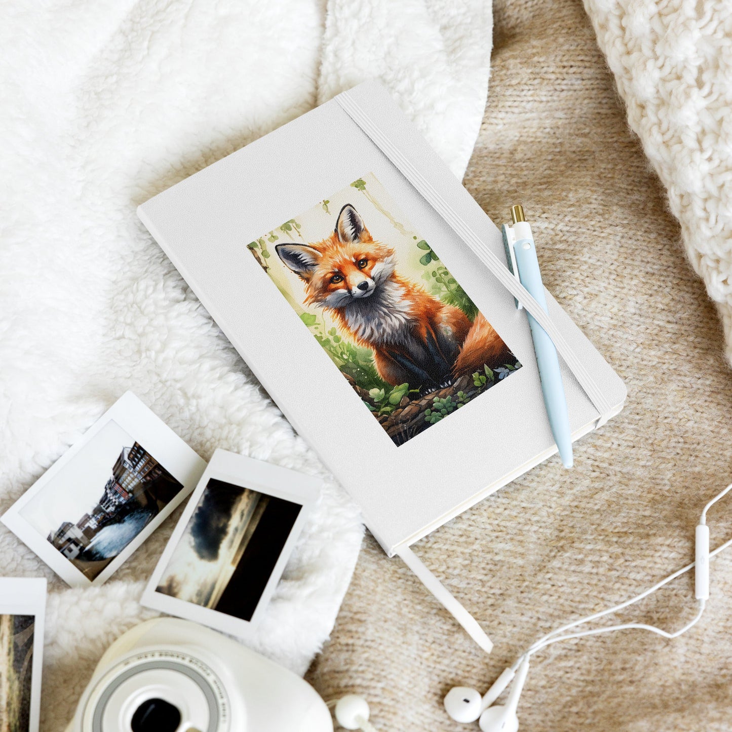 Fox Hardcover Bound Notebook - Hardcover Bound Notebooks - Discovery Co.