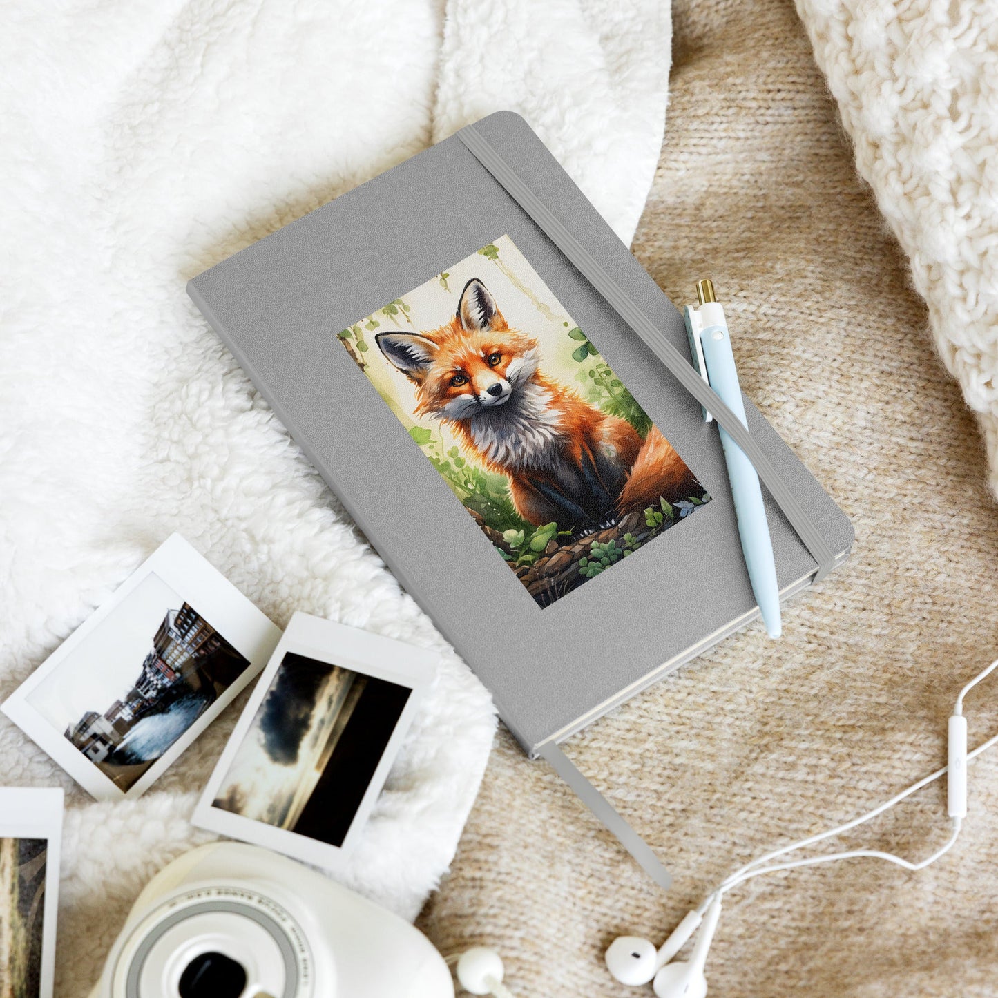 Fox Hardcover Bound Notebook - Hardcover Bound Notebooks - Discovery Co.