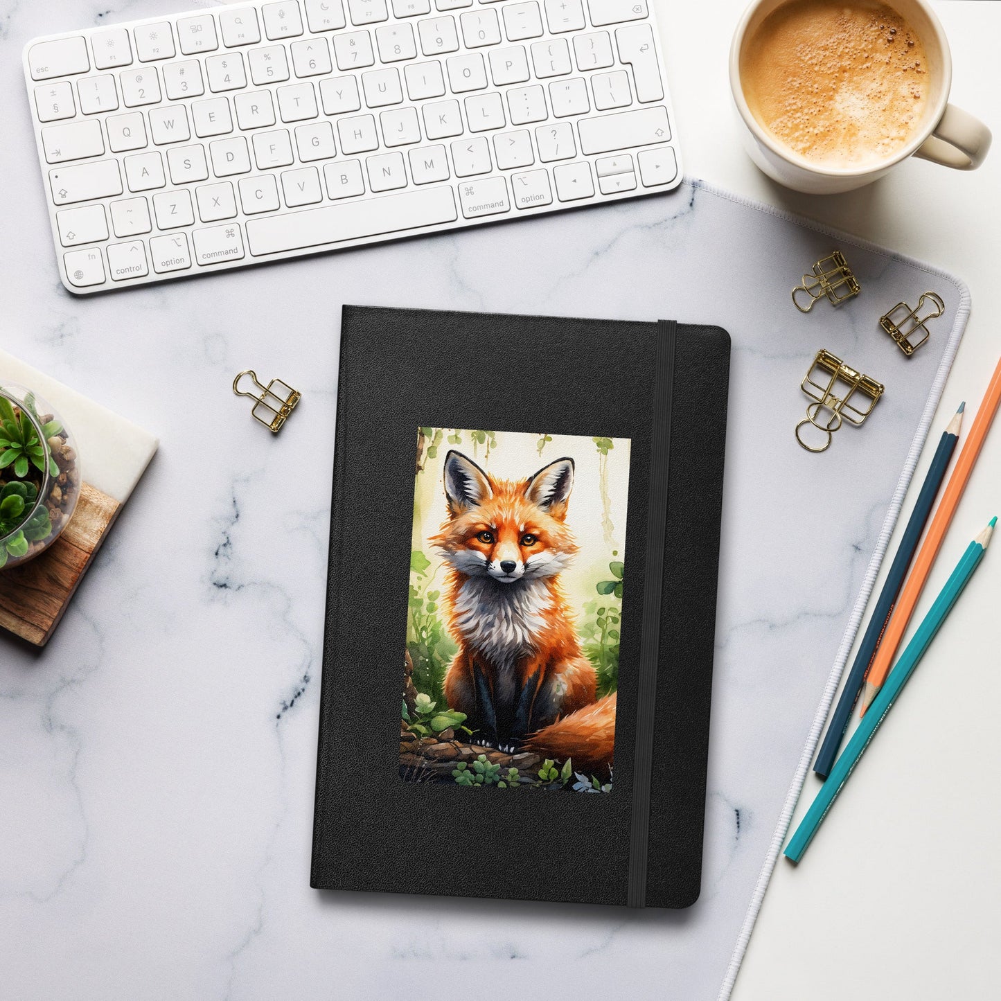 Fox Hardcover Bound Notebook - Hardcover Bound Notebooks - Discovery Co.