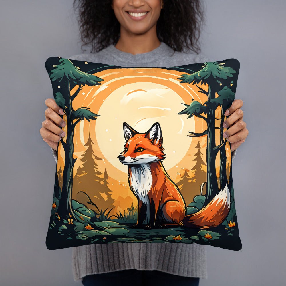 Fox In The Forest Basic Pillow - Pillows - Discovery Co.