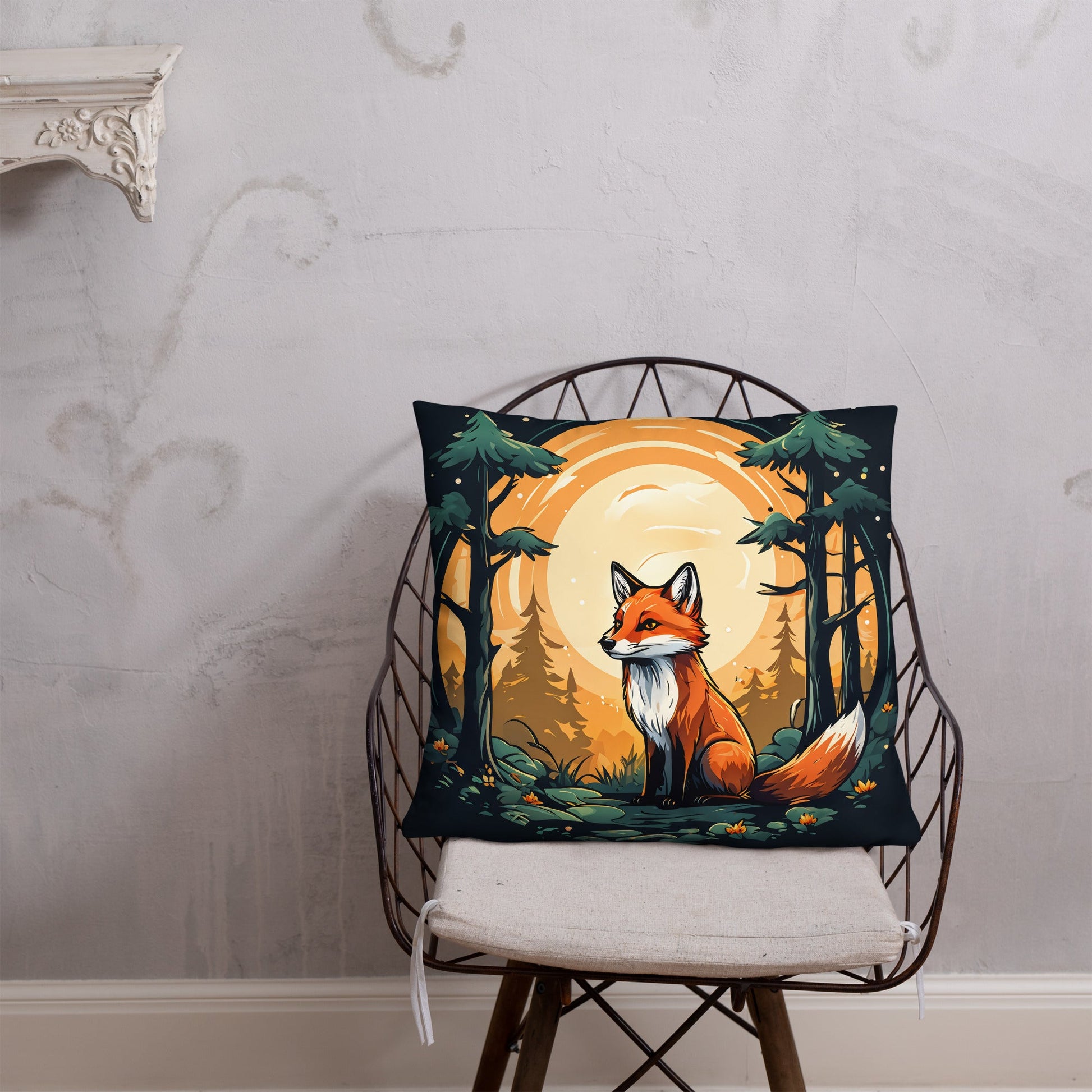 Fox In The Forest Basic Pillow - Pillows - Discovery Co.