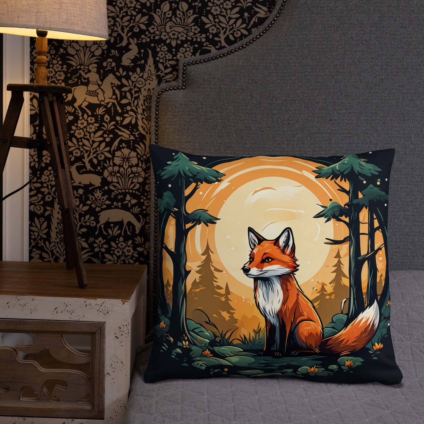 Fox In The Forest Basic Pillow - Pillows - Discovery Co.