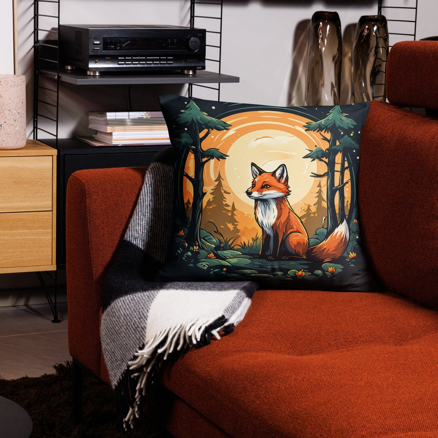 Fox In The Forest Basic Pillow - Pillows - Discovery Co.