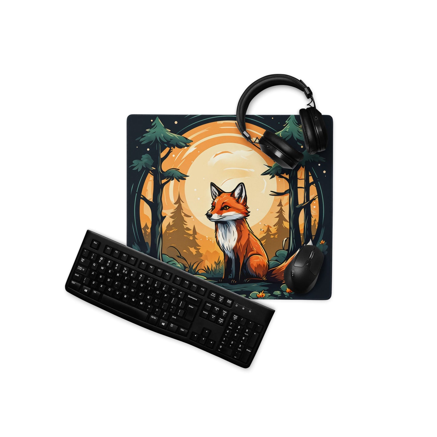 Fox In The Forest Gaming Mouse Pad - Mouse Pads - Discovery Co.