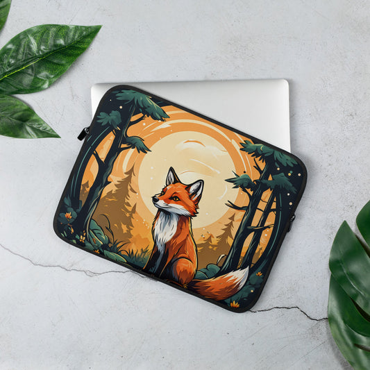 Fox In The Forest Laptop Sleeve - Laptop Cases - Discovery Co.