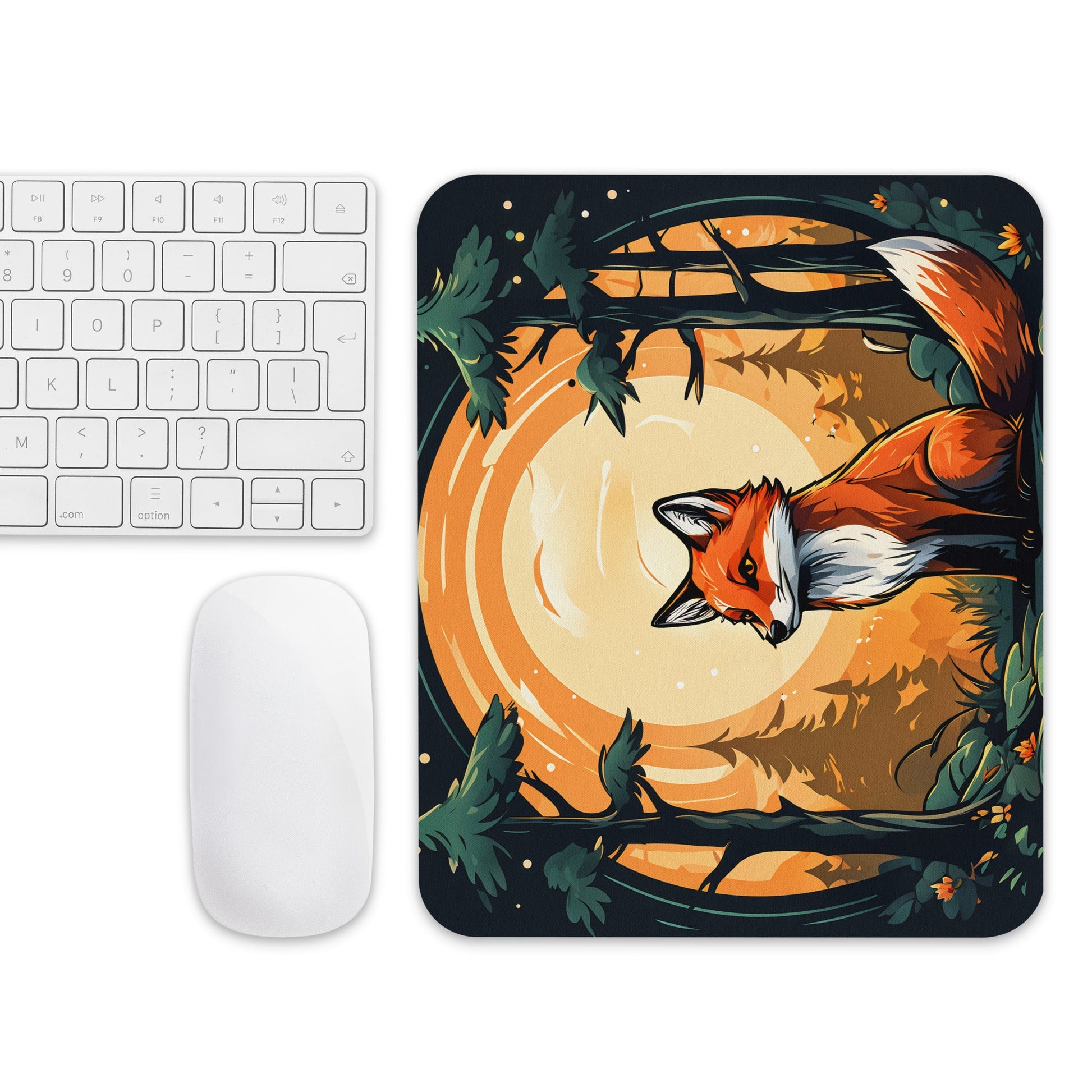 Fox In The Forest Mouse Pad - Mouse Pads - Discovery Co.