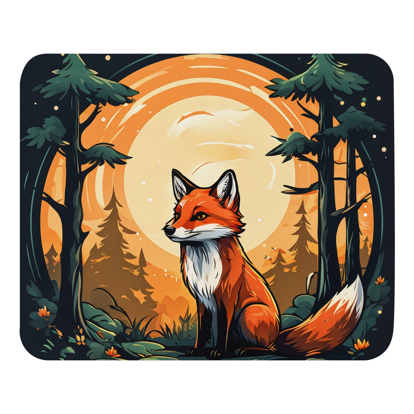 Fox In The Forest Mouse Pad - Mouse Pads - Discovery Co.