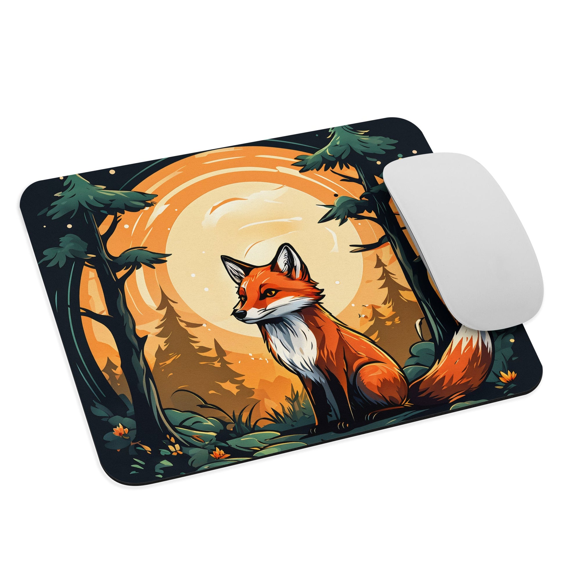 Fox In The Forest Mouse Pad - Mouse Pads - Discovery Co.