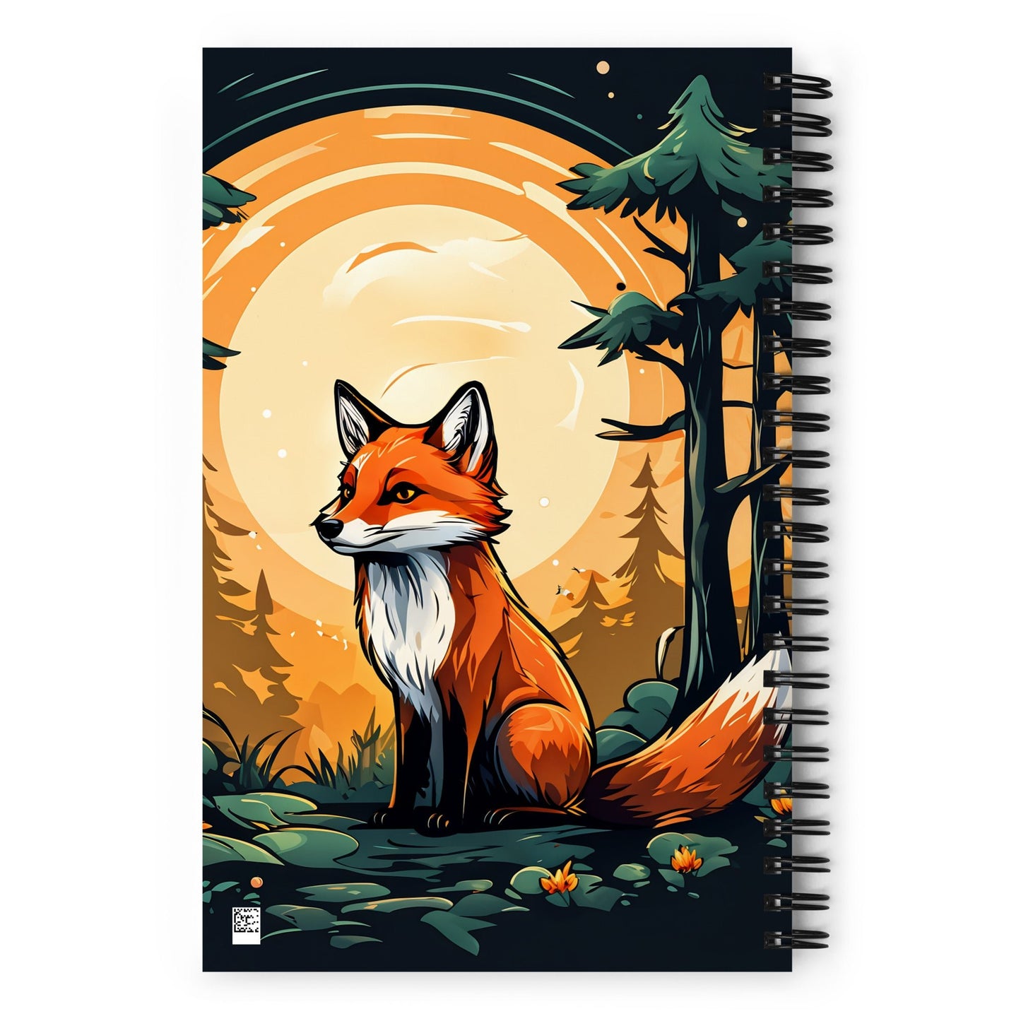 Fox In The Forest Spiral Notebook - Discovery Co.